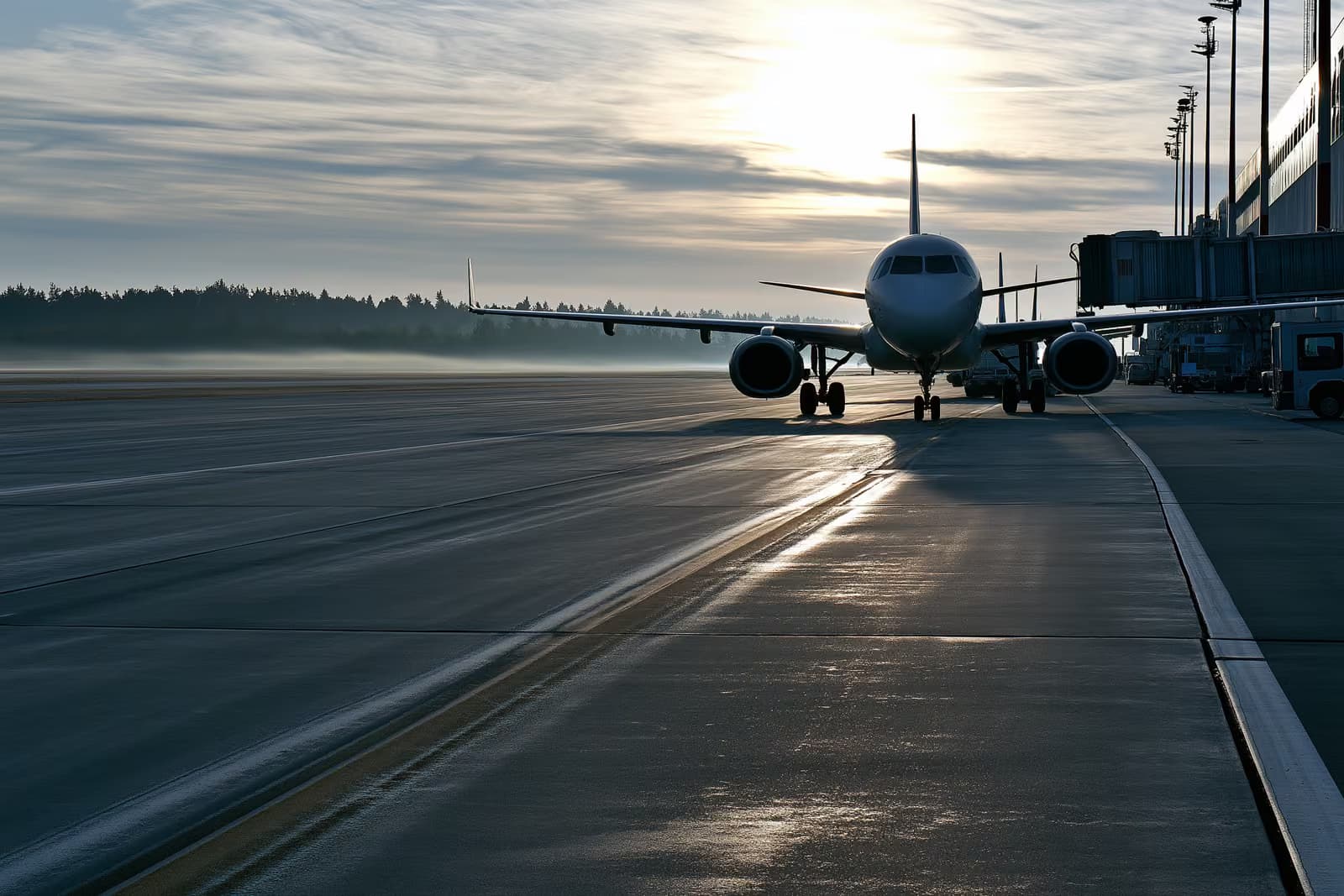 Prostor za odlazak na njemačkom aerodromu s ljudima koji čekaju i službenikom koji provjerava dokumente