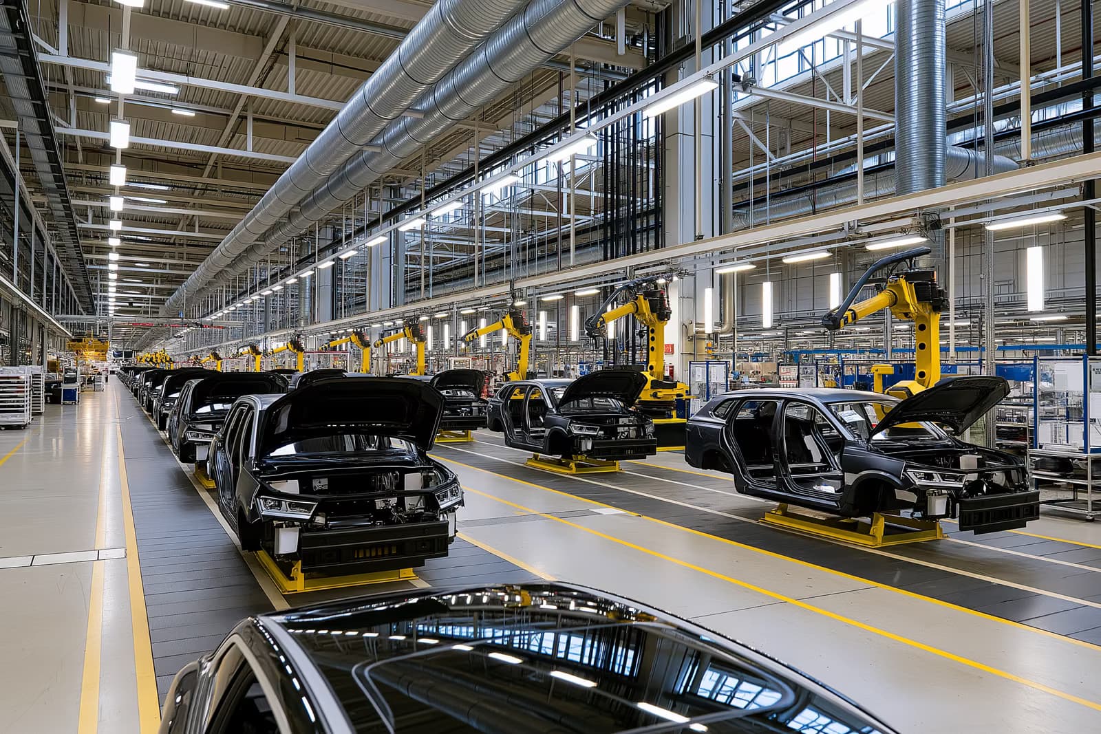 Robotske ruke zastale su iznad nedovršenih karoserija automobila na Volkswagenovoj montažnoj traci, dok se spor oko zatvaranja VW tvornica nastavlja