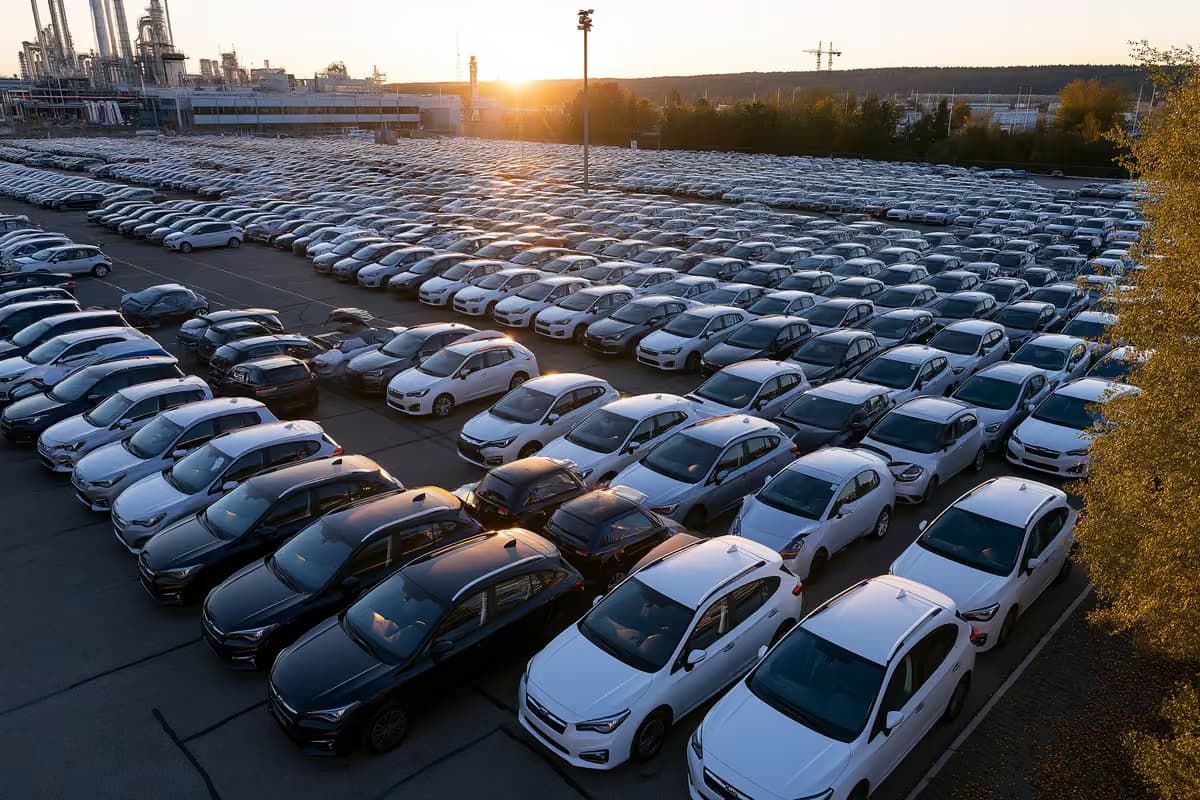 Automobili na Volkswagenovoj proizvodnoj traci unutar njemačke tvornice za montažu.